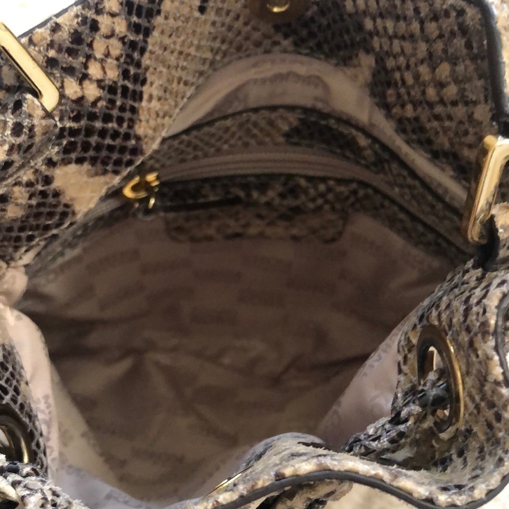 Michael Kors Snake Python Embossed Crossbody Bag … - image 2